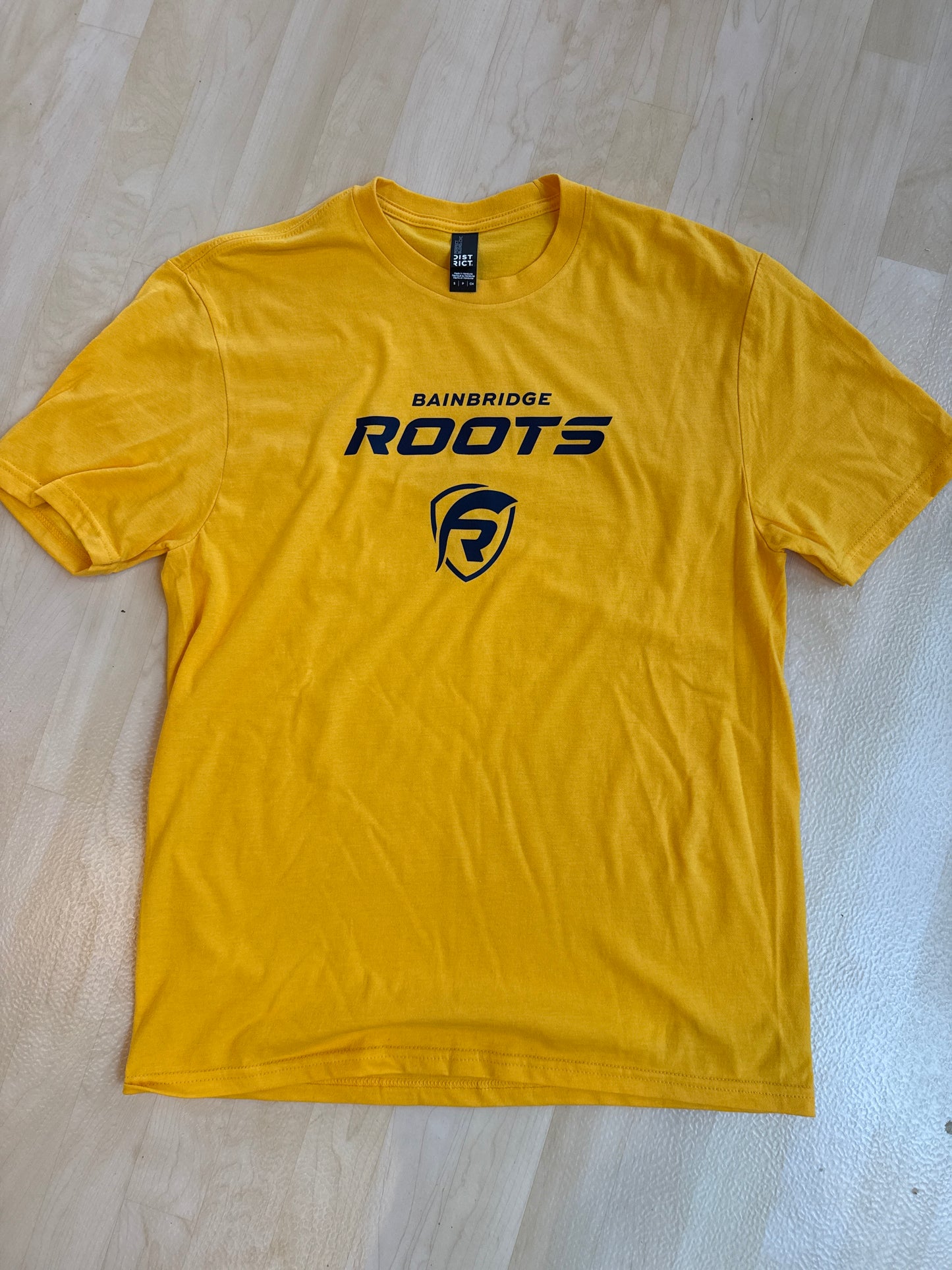 Short Sleeve T-shirt, "Bainbridge Roots + Badge " Solid - District PB