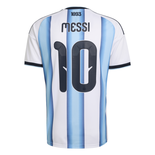 Argentina 26 Home Messi Authentic Jersey