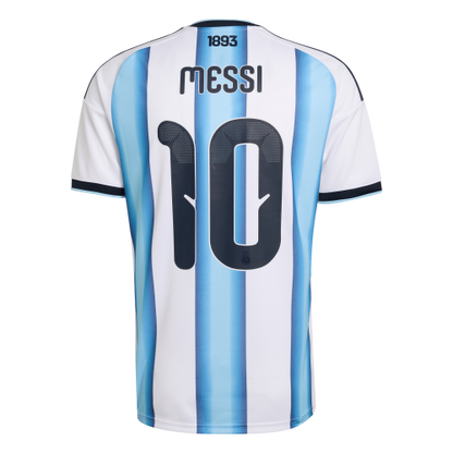 Argentina 26 Home Messi Authentic Jersey