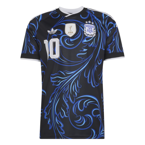 Argentina 26 Away Messi Authentic Jersey