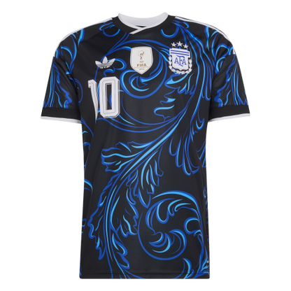 Argentina 26 Away Messi Authentic Jersey