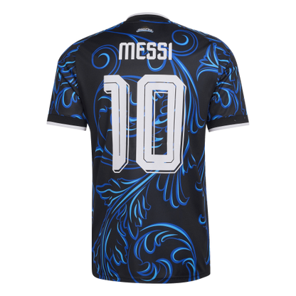 Argentina 26 Away Messi Authentic Jersey