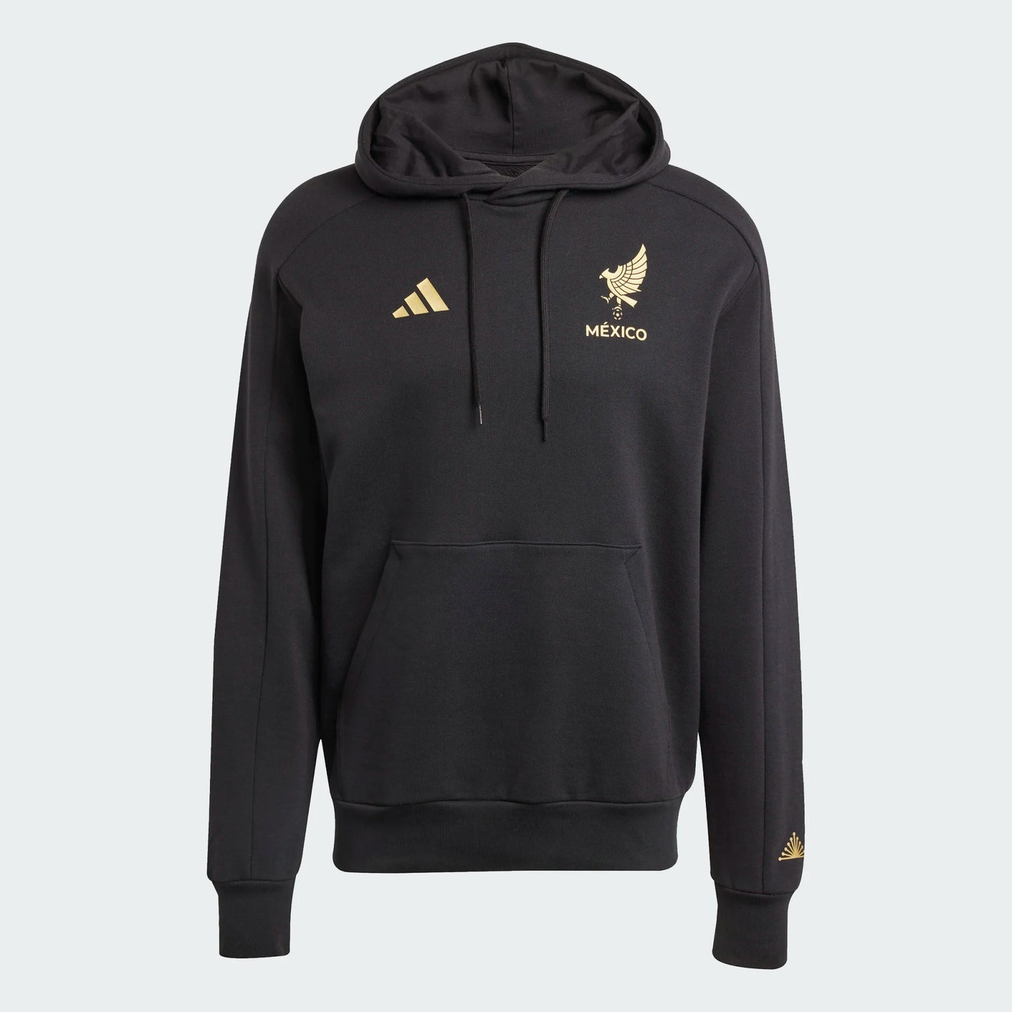 Mexico Gold Soccer Hoodie- adidas