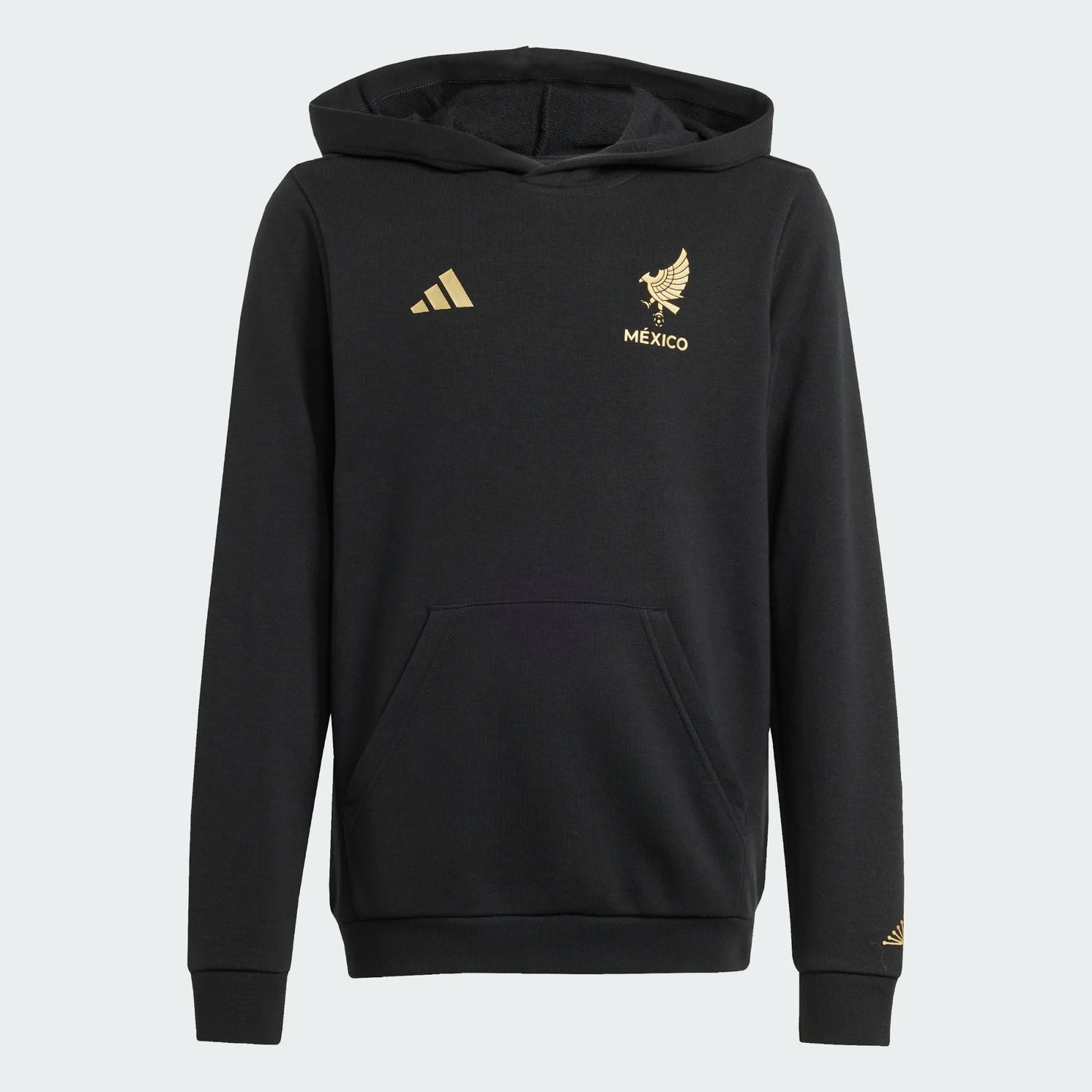 Mexico Gold Soccer YOUTH Hoodie- adidas
