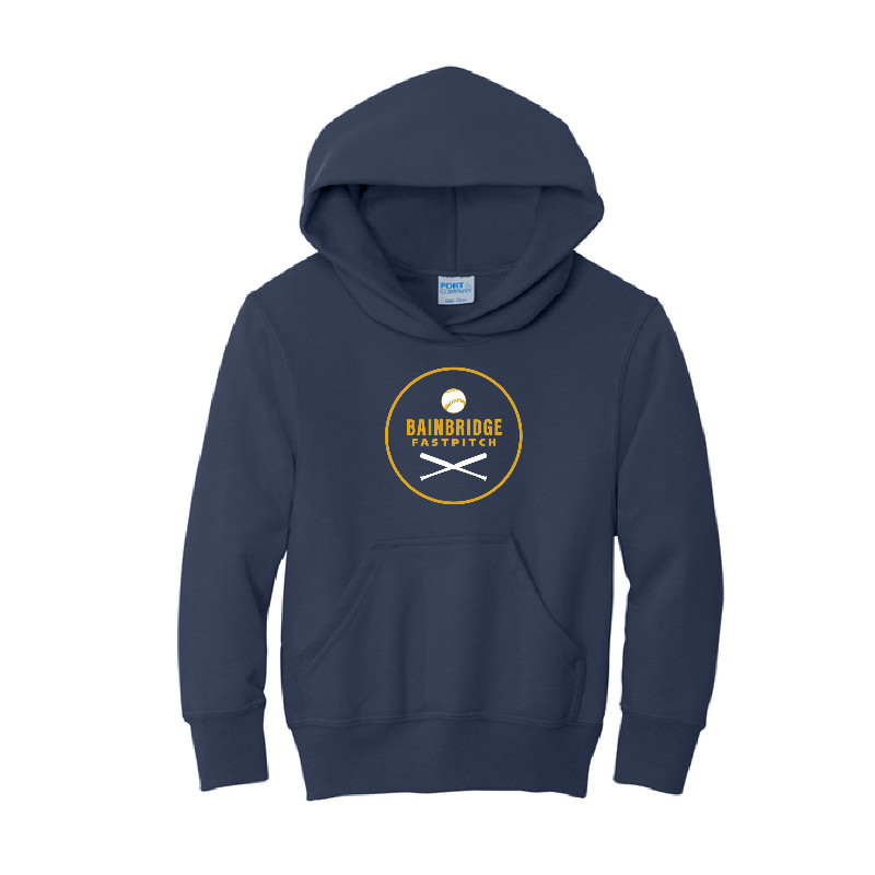 BILL Fastpitch  - Port & Co™ Youth Core Fleece Pullover Hooded Sweatshirt