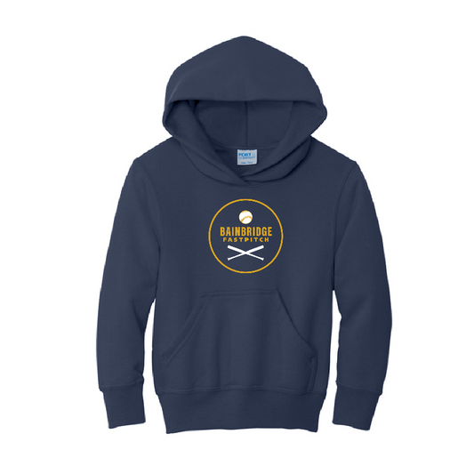 BILL Fastpitch  - Port & Co™ Youth Core Fleece Pullover Hooded Sweatshirt