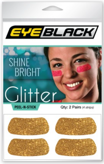 EyeBlack Strips - Glitter Gold (2 pair)