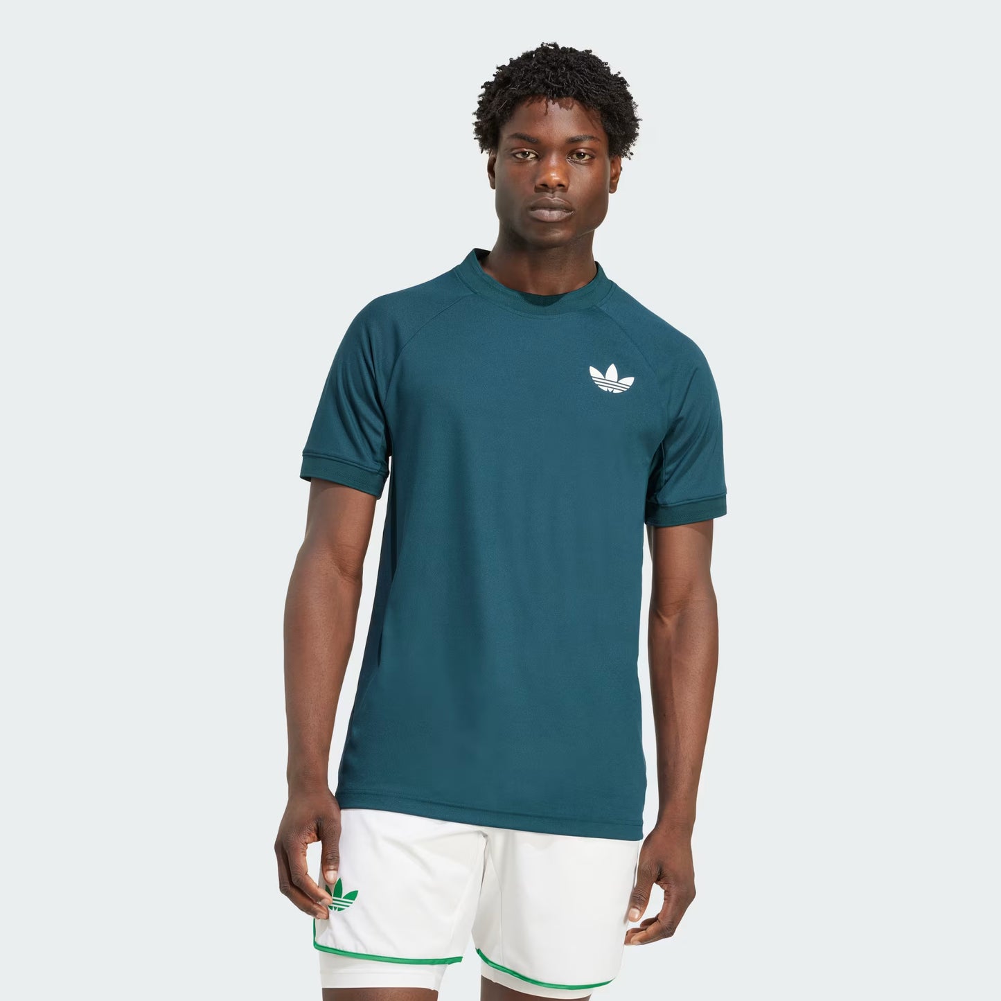 adidas Tennis Pro Climacool+ FreeLift T-Shirt - Aurora Ivy (JM1162)