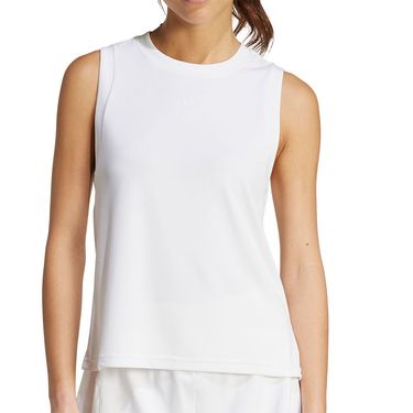adidas Tennis Climacool+ Match Tank Top - White JN2094