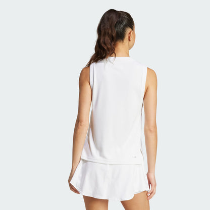 adidas Tennis Climacool+ Match Tank Top - White JN2094
